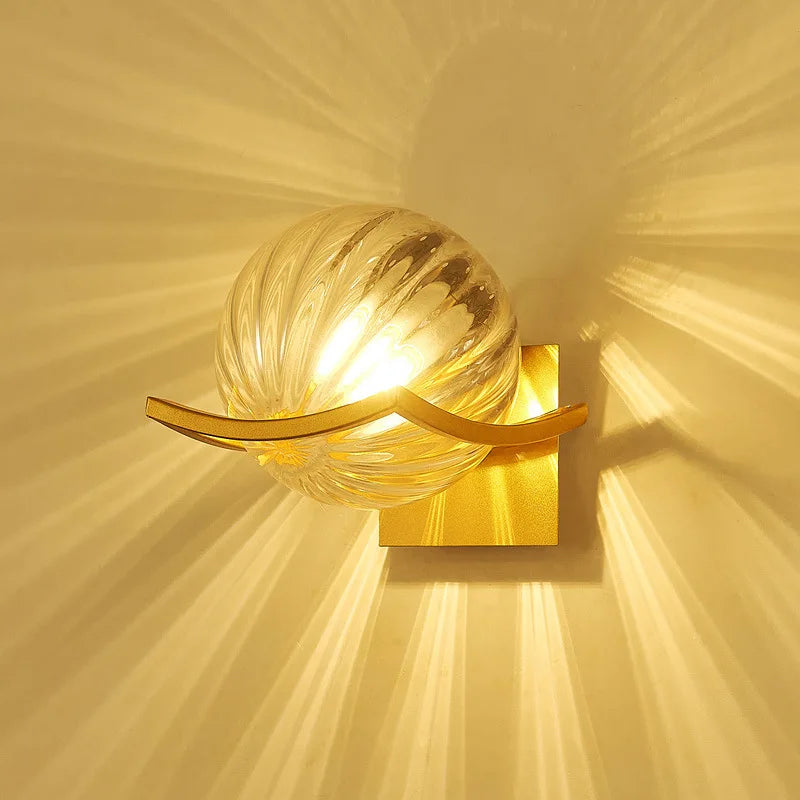 APPLIQUE SFERA CURVE CON BASE CURVA | COLLEZIONE SFERA