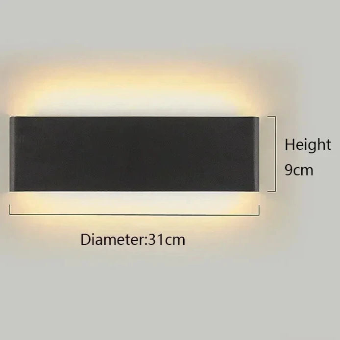 APPLIQUE DA PARETE SQUARE.3 RETTANGOLARE MODERNO 16cm-31cm-46cm | COLLEZIONE ESSENZA