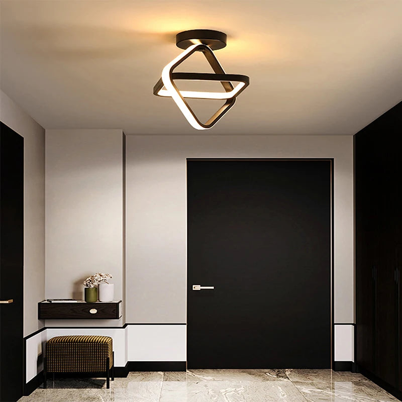 LAMPADARIO LED GEOMETRICO MODERNO