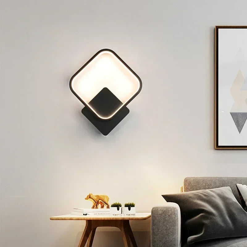 APPLIQUE LED GEOMETRIE CIRCOLARE E QUADRATA