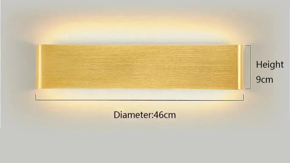 APPLIQUE DA PARETE SQUARE.3 RETTANGOLARE MODERNO 16cm-31cm-46cm | COLLEZIONE ESSENZA