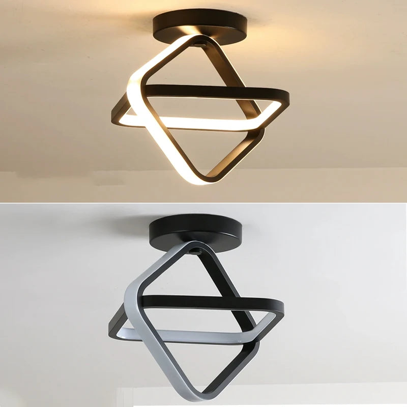 LAMPADARIO LED GEOMETRICO MODERNO