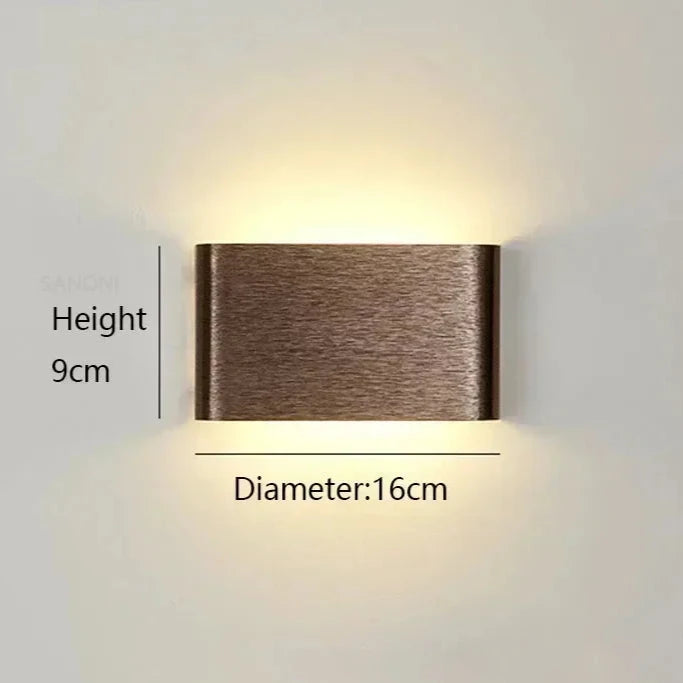 APPLIQUE DA PARETE SQUARE.3 RETTANGOLARE MODERNO 16cm-31cm-46cm | COLLEZIONE ESSENZA