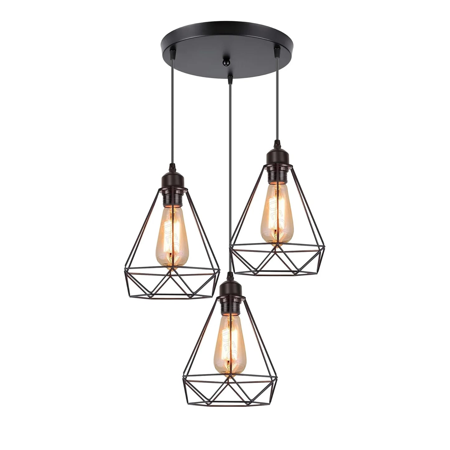 LAMPADARIO A SOSPENSIONE GEOMETRIC STILE INDUSTRIAL