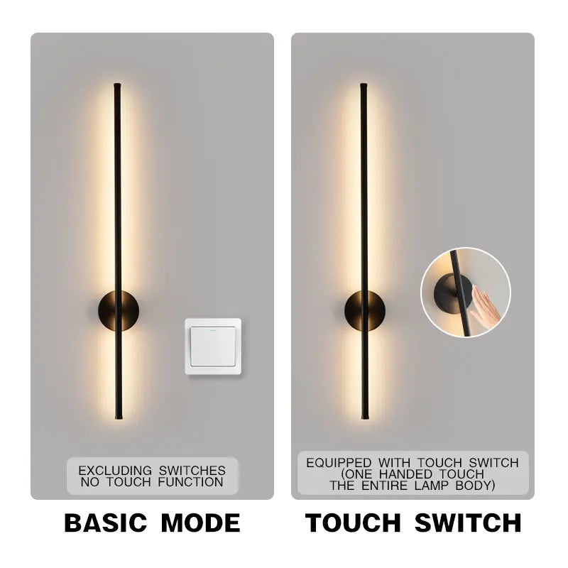 APPLIQUE LINEA LED DA PARETE DIMMERABILE | COLLEZIONE LINE