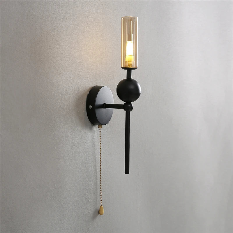 APPLIQUE DA PARETE VINTAGE STILE CLASSICO CON CATENELLA