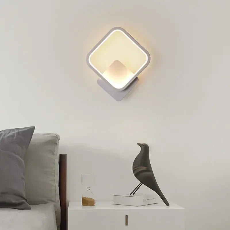 APPLIQUE LED GEOMETRIE CIRCOLARE E QUADRATA