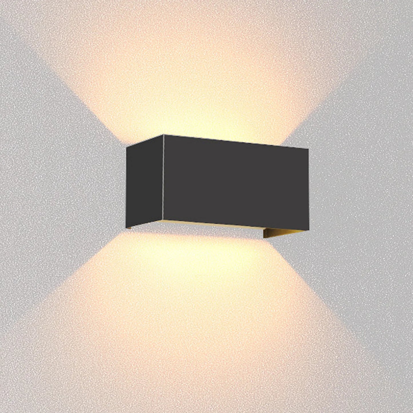 APPLIQUE DA PARETE SQUARE.2 RETTANGOLARE 20cm | COLLEZIONE ESSENZA