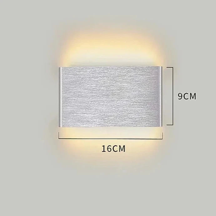 APPLIQUE DA PARETE SQUARE.3 RETTANGOLARE MODERNO 16cm-31cm-46cm | COLLEZIONE ESSENZA