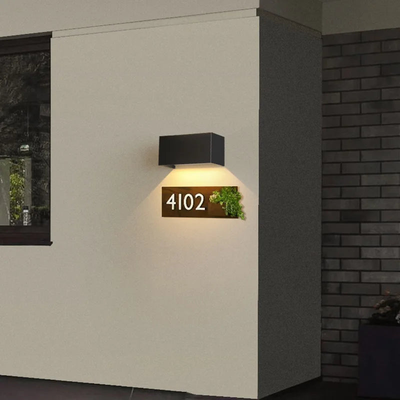APPLIQUE DA PARETE SQUARE.2 RETTANGOLARE 20cm | COLLEZIONE ESSENZA