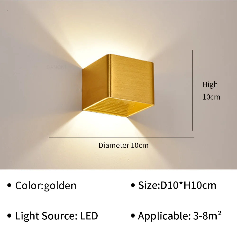 APPLIQUE SQUARE RETTANGOLARE MODERNO COLOR ORO,SILVER, MARRONE 10-20CM | COLLEZIONE ESSENZA