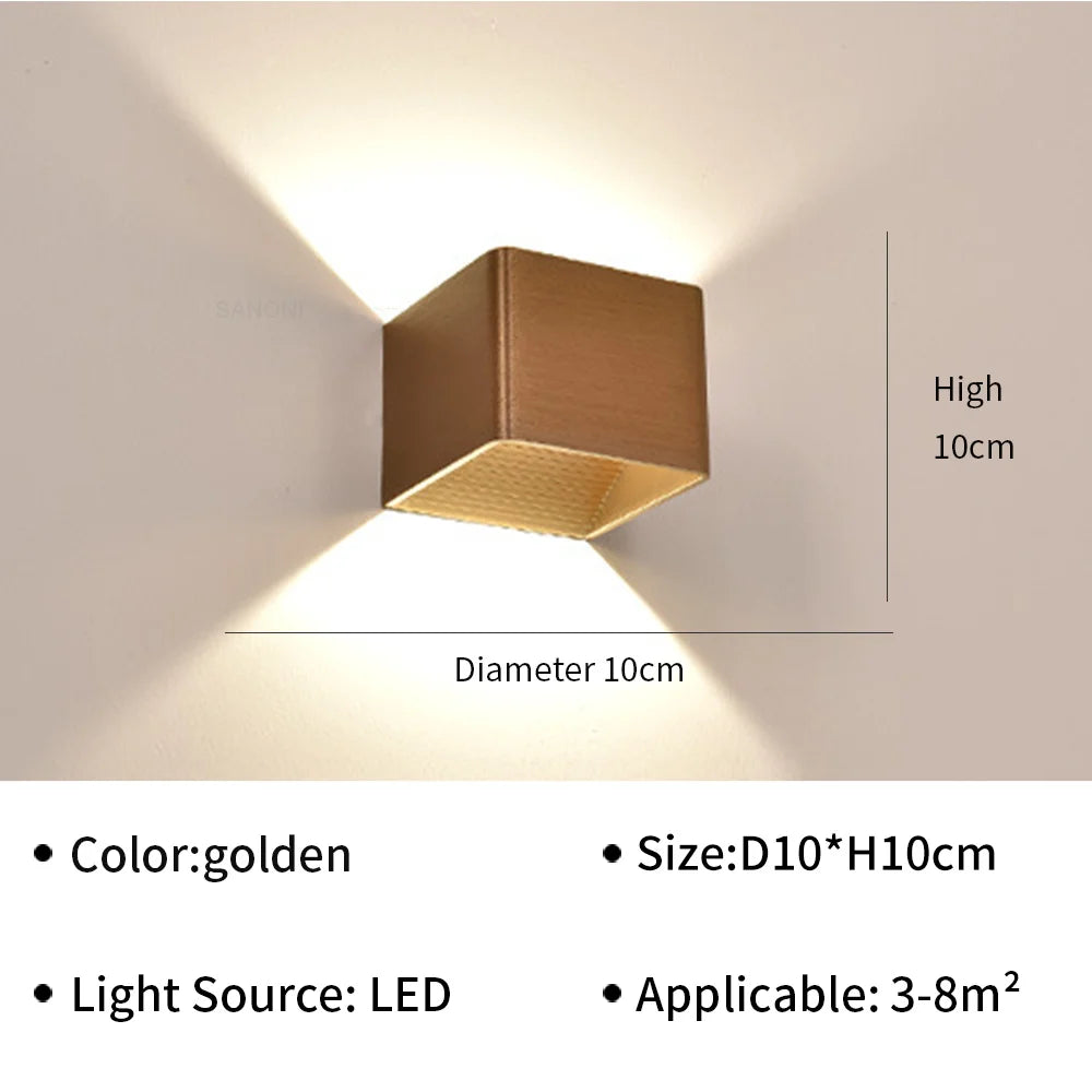 APPLIQUE SQUARE RETTANGOLARE MODERNO COLOR ORO,SILVER, MARRONE 10-20CM | COLLEZIONE ESSENZA