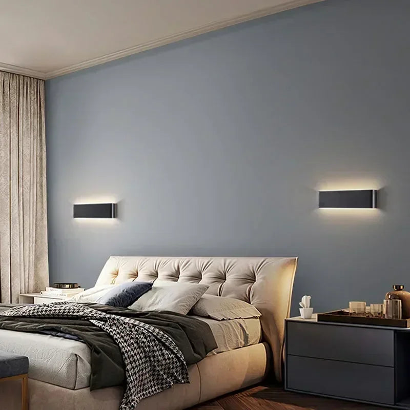 APPLIQUE DA PARETE SQUARE.3 RETTANGOLARE MODERNO 16cm-31cm-46cm | COLLEZIONE ESSENZA