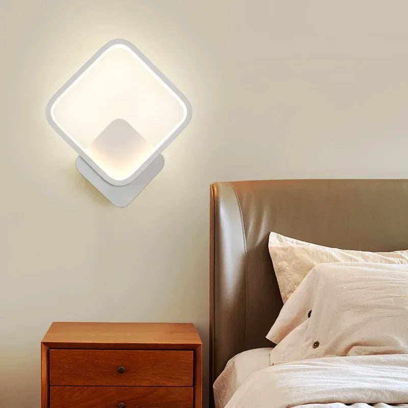 APPLIQUE LED GEOMETRIE CIRCOLARE E QUADRATA