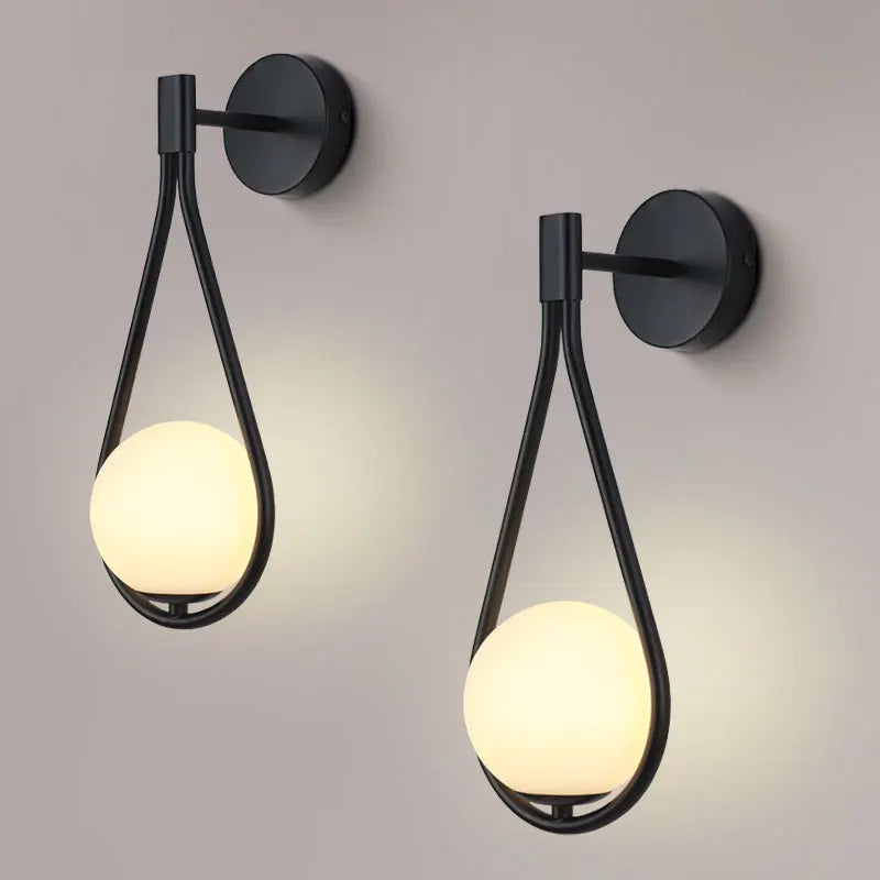 APPLIQUE DA PARETE GOCCIA CON SFERA | COLLEZIONE SFERA
