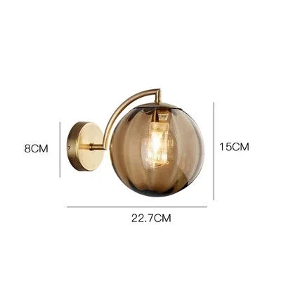 APPLIQUE SFERA IN VETRO SOSPESA | COLLEZIONE SFERA