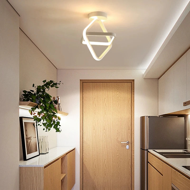 LAMPADARIO LED GEOMETRICO MODERNO
