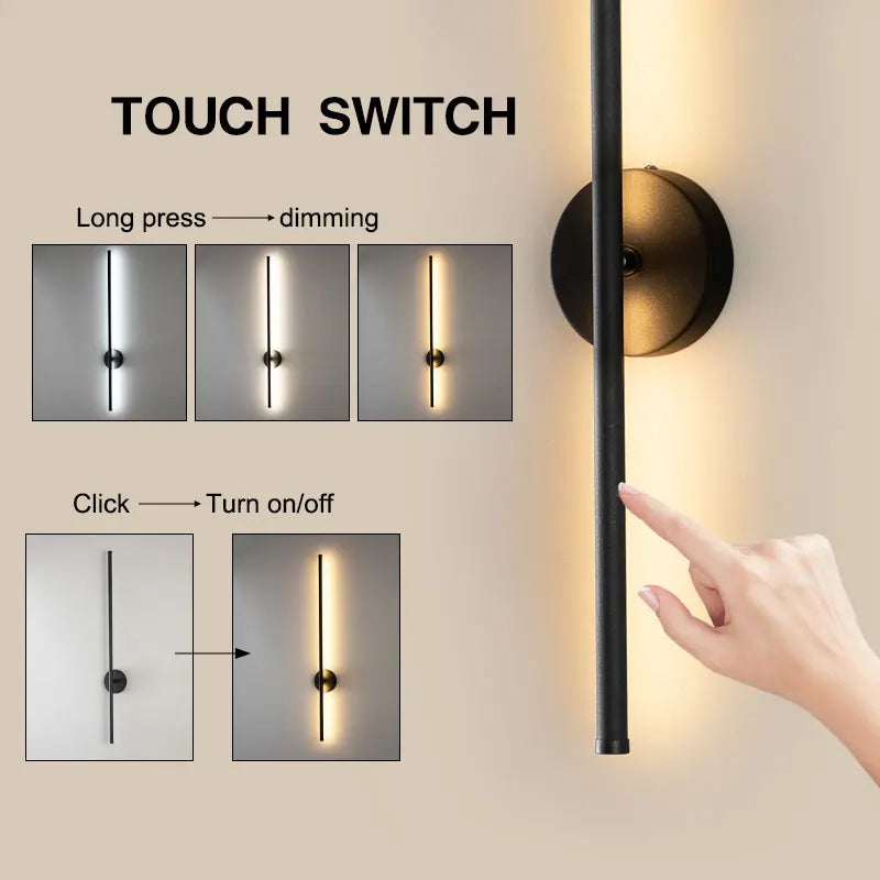 APPLIQUE LINEA LED DA PARETE DIMMERABILE | COLLEZIONE LINE
