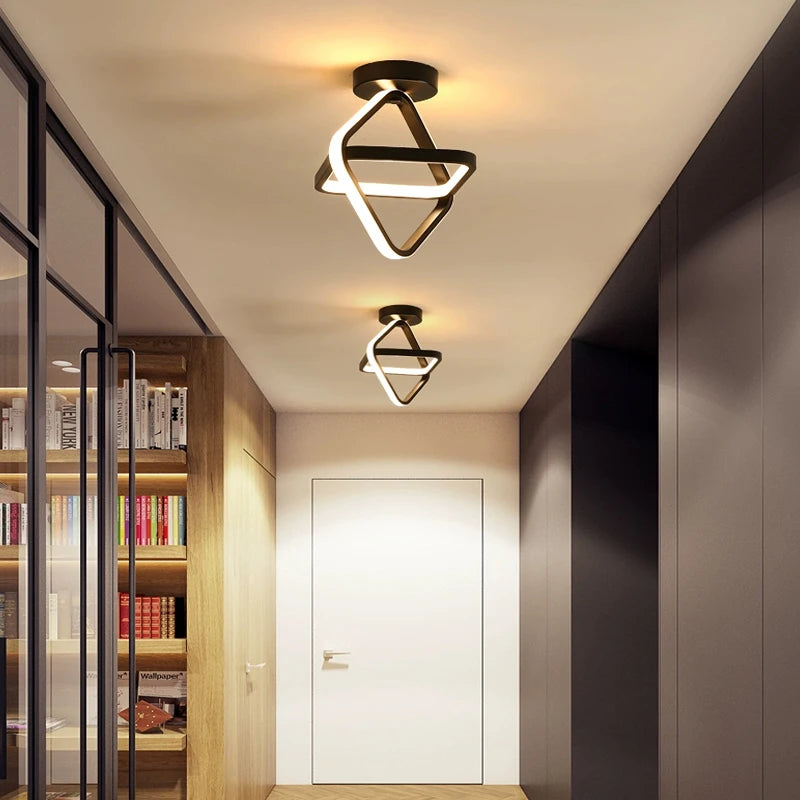 LAMPADARIO LED GEOMETRICO MODERNO