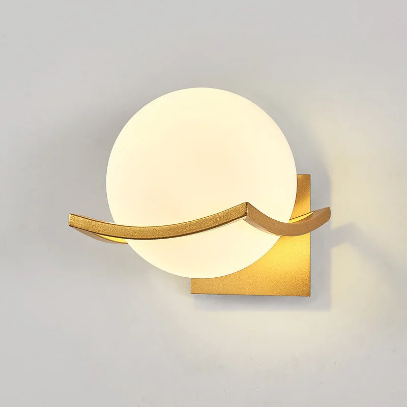 APPLIQUE SFERA CURVE CON BASE CURVA | COLLEZIONE SFERA
