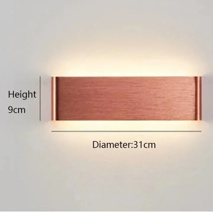 APPLIQUE DA PARETE SQUARE.3 RETTANGOLARE MODERNO 16cm-31cm-46cm | COLLEZIONE ESSENZA