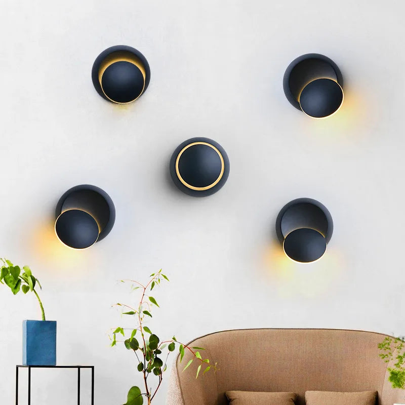 APPLIQUE DA PARETE ROUND - FORMA CIRCOLARE ORIENTABILE | COLLEZIONE ESSENZA