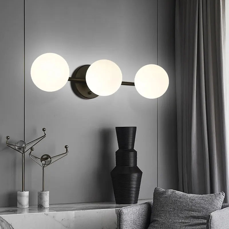 APPLIQUE DA PARETE TRE SFERE | COLLEZIONE SFERA