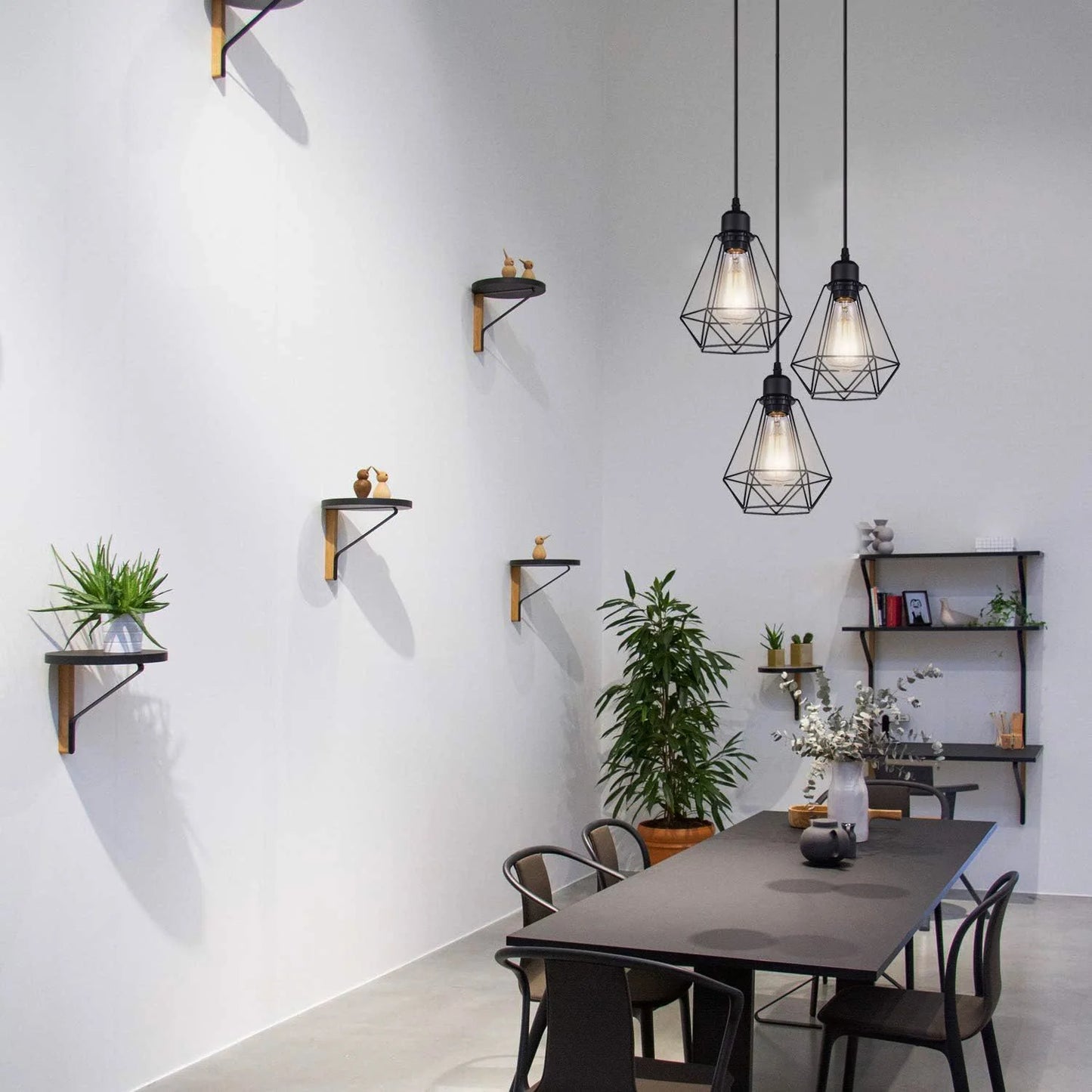 LAMPADARIO A SOSPENSIONE GEOMETRIC STILE INDUSTRIAL