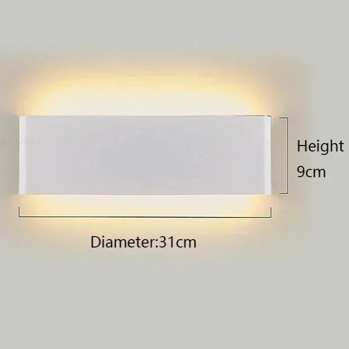APPLIQUE DA PARETE SQUARE.3 RETTANGOLARE MODERNO 16cm-31cm-46cm | COLLEZIONE ESSENZA