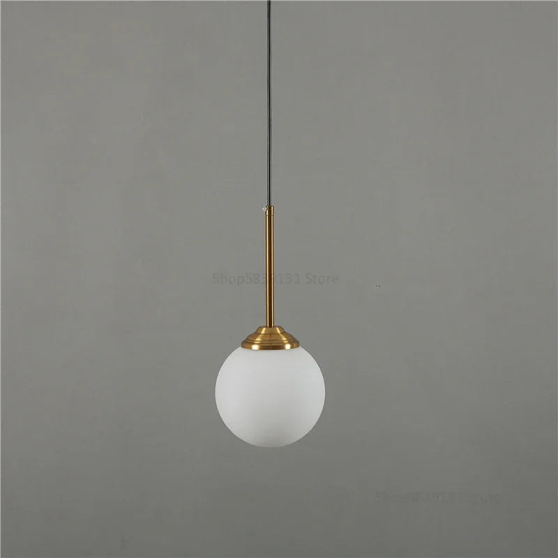 LAMPADARIO LUX CON SFERA IN VETRO | COLLEZIONE ESSENZA
