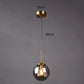 LAMPADARIO LUX CON SFERA IN VETRO | COLLEZIONE ESSENZA