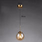 LAMPADARIO LUX CON SFERA IN VETRO | COLLEZIONE ESSENZA