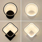 APPLIQUE LED GEOMETRIE CIRCOLARE E QUADRATA