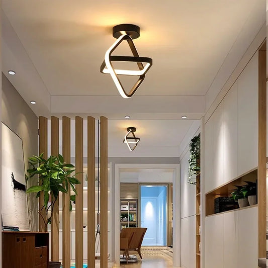 LAMPADARIO LED GEOMETRICO MODERNO