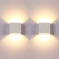 APPLIQUE DA PARETE SQUARE SEMPLICE E QUADRATO  10X10CM| COLLEZIONE ESSENZA