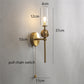 APPLIQUE DA PARETE VINTAGE STILE CLASSICO CON CATENELLA