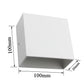 APPLIQUE DA PARETE SQUARE SEMPLICE E QUADRATO  10X10CM| COLLEZIONE ESSENZA