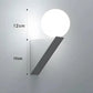APPLIQUE DA PARETE SFERA CON SUPPORTO GEOMETRICO | COLLEZIONE SFERA