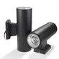 APPLIQUE LUMEN FORMA TUBOLARE MINIMAL NERO