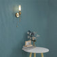 APPLIQUE DA PARETE VINTAGE STILE CLASSICO CON CATENELLA
