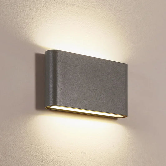 APPLIQUE LINE UP DA PARETE A LED LINEARE CON ANGOLO ARROTONDATO | COLLEZIONE ESSENZA