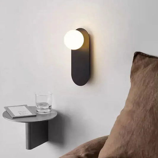 APPLIQUE DA PARETE SFERA CON PIASTRA OVALE | COLLEZIONE SFERA